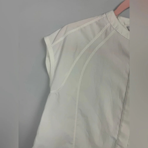 ATHLETA Performance Button Front Short Sleeve Shirt size XS TP - Picture 6 of 7